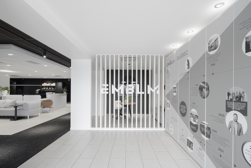 L’espace d’accueil et d’aménagement de bureau EMBLM.